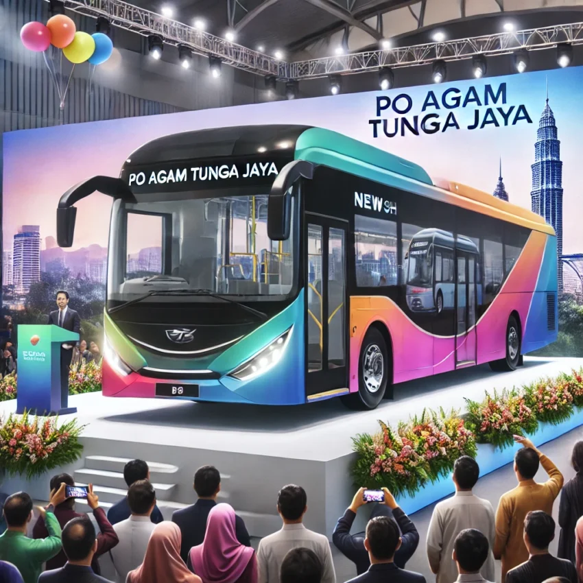 PO Agam Tungga Jaya Luncurkan Bus Baru Model Single Glass