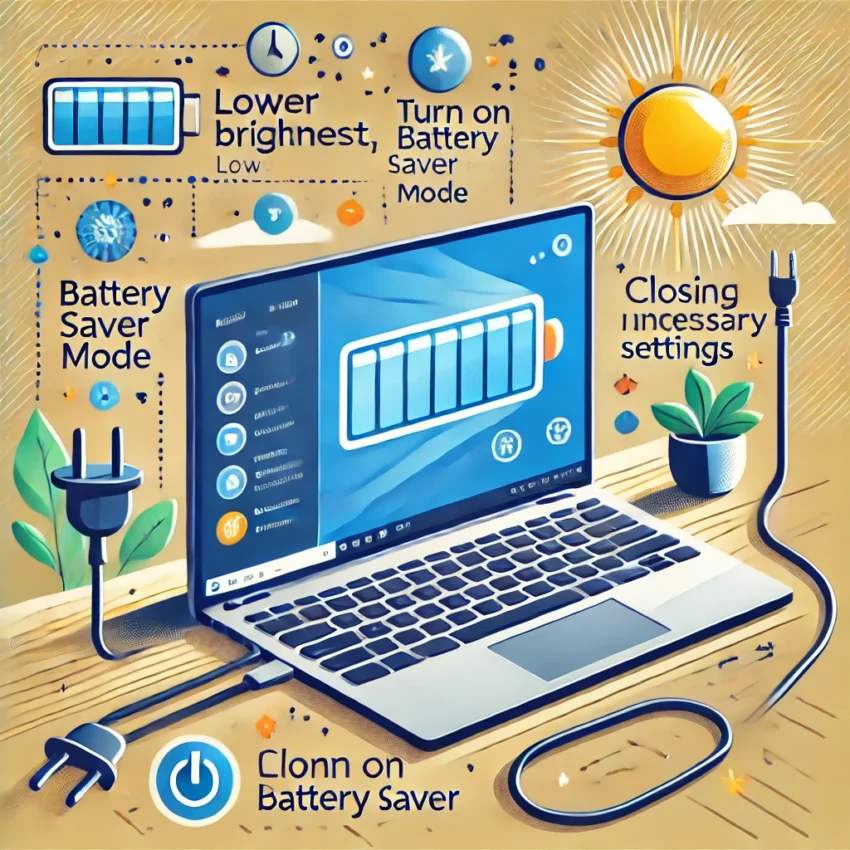 Tips Hemat Baterai Laptop Windows biar Tidak Sering Mengecas
